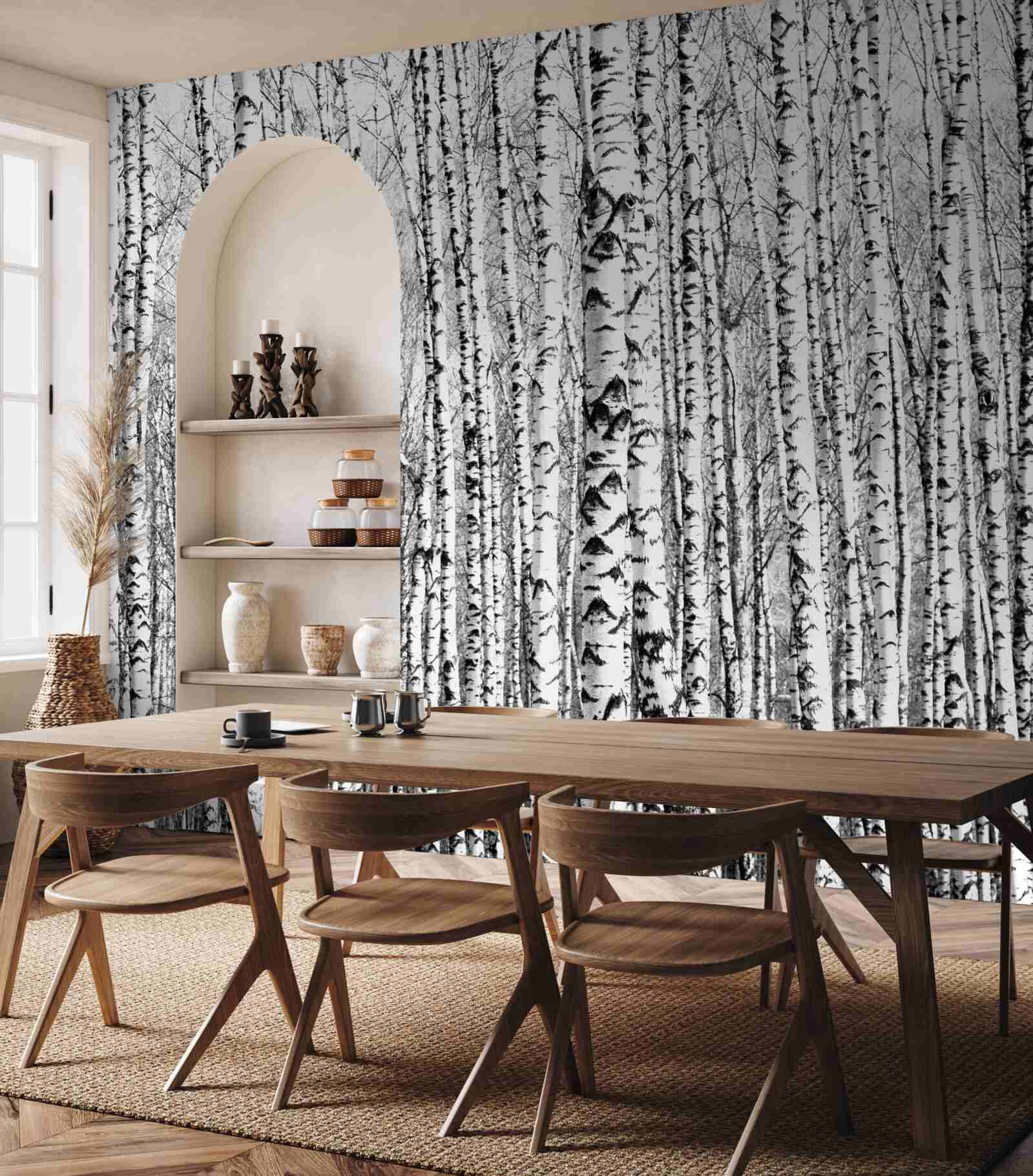 Fototapeta wiele brzoz