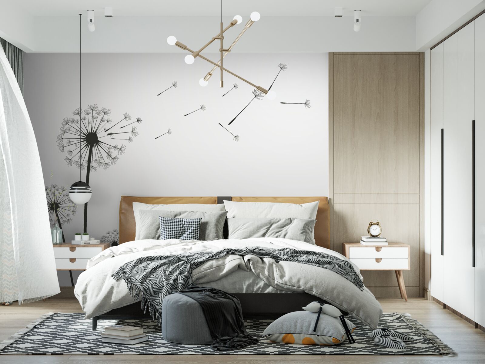 Fototapeta opadłe mlecze odlatują