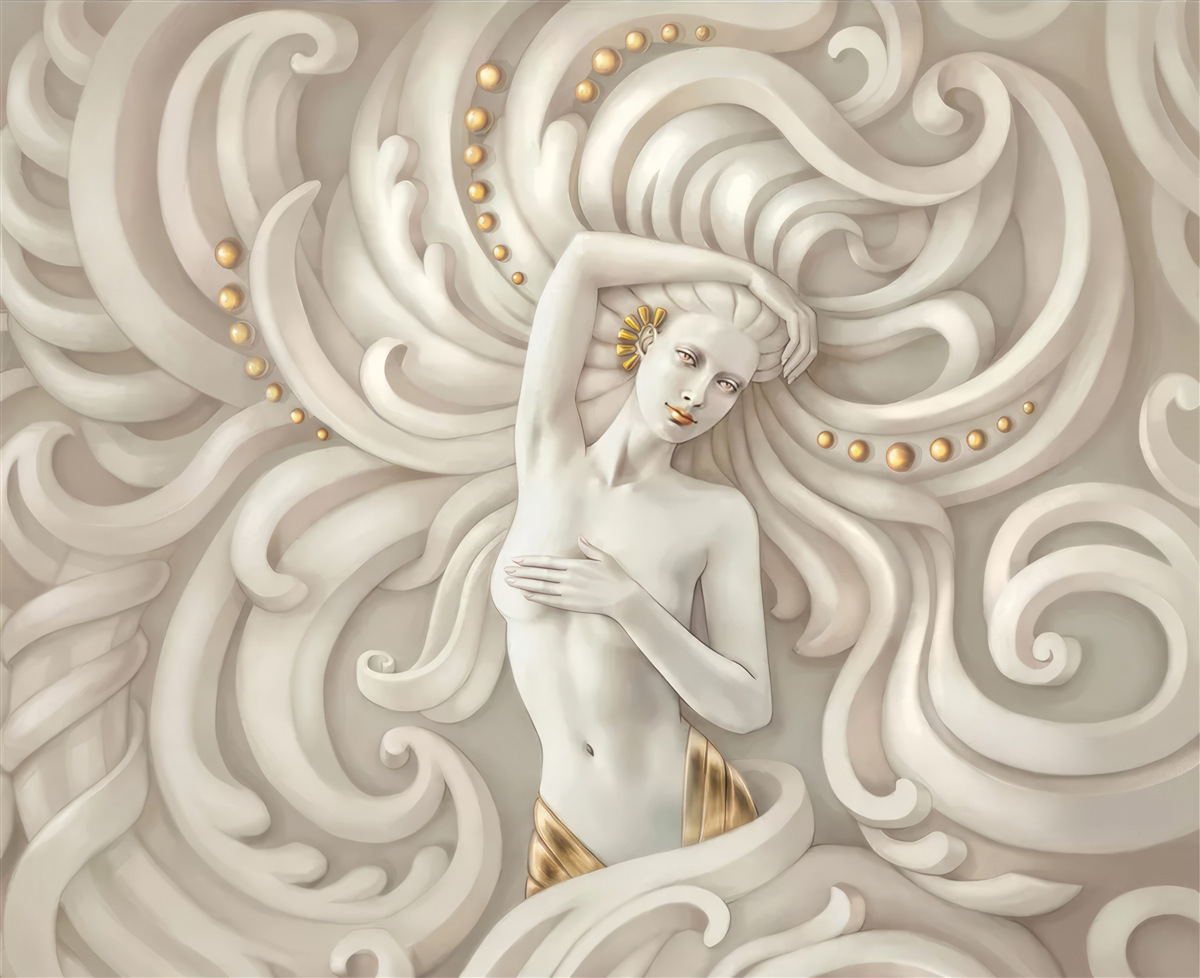 Fototapeta naga dziewczyna o jasnej skórze