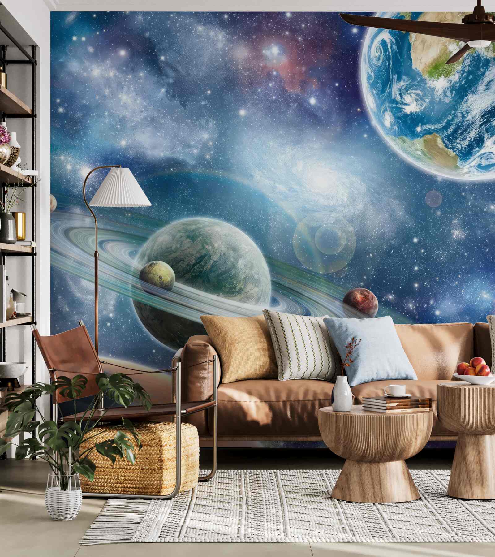 Fototapeta ciała niebieskie w kosmosie