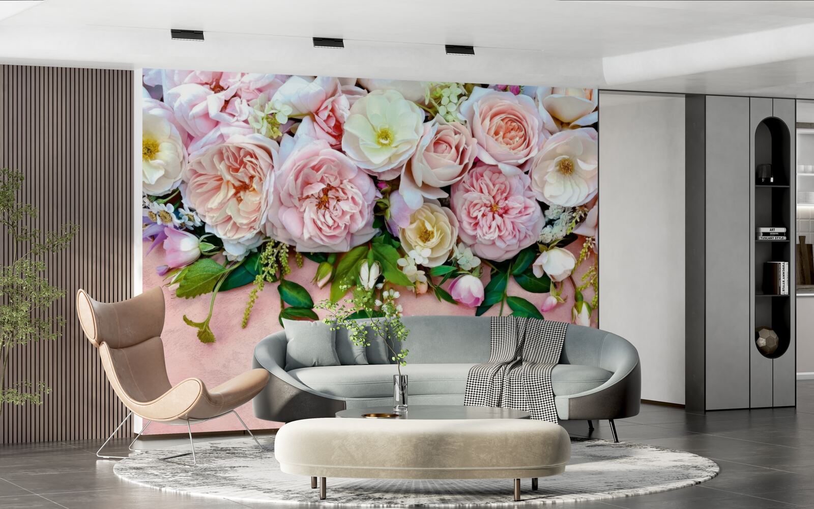 Fototapeta lekkie i delikatne róże