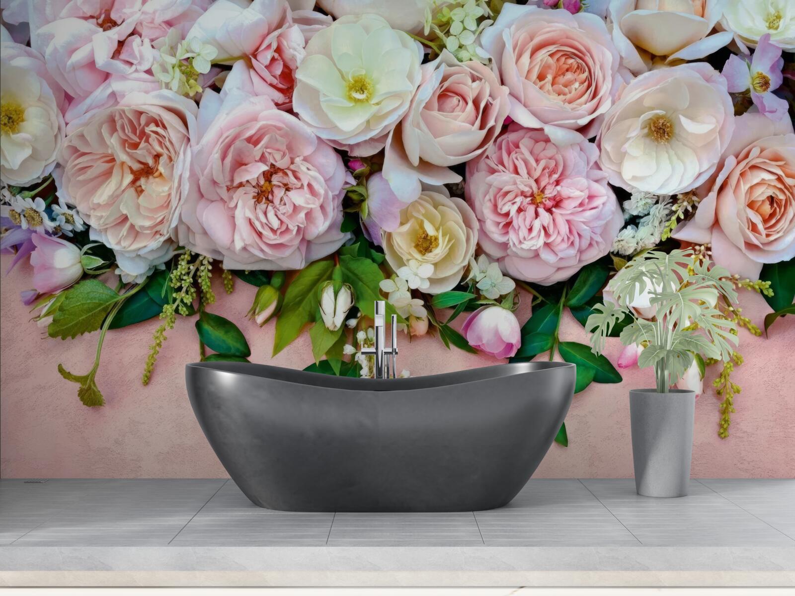 Fototapeta lekkie i delikatne róże