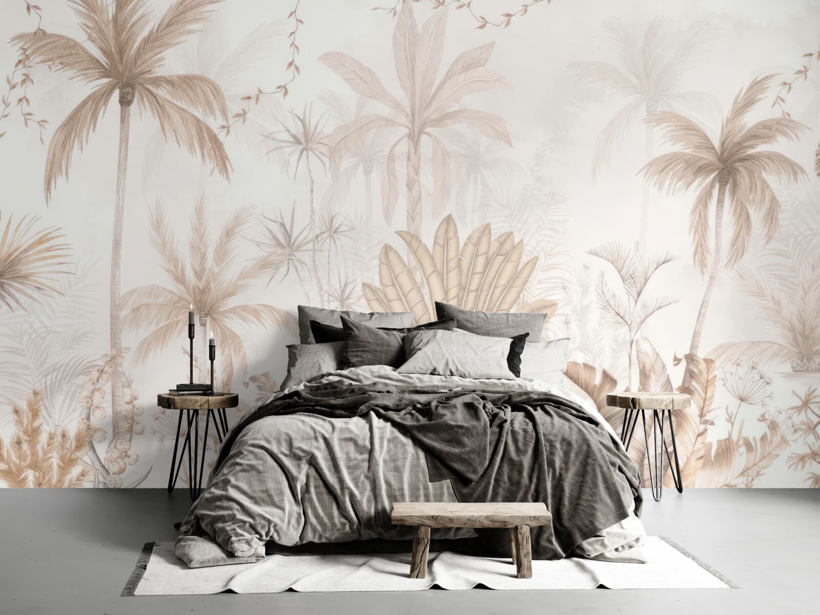 Fototapeta rośliny w odcieniach brązu