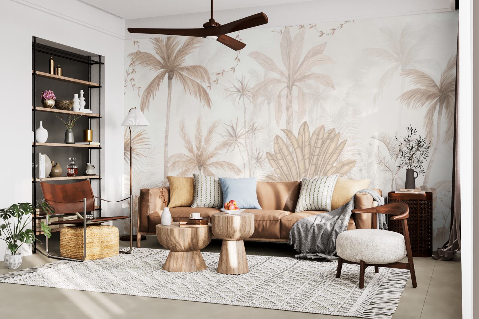 Fototapeta rośliny w odcieniach brązu