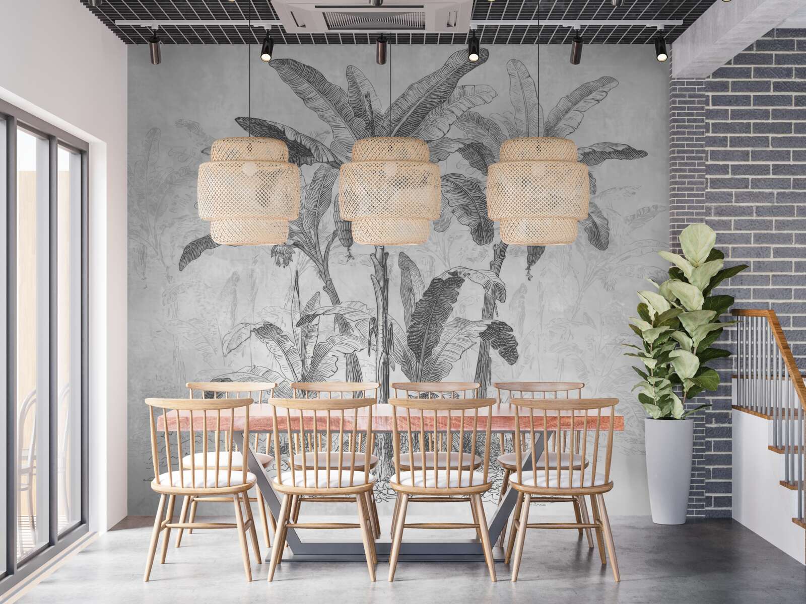 Fototapeta przedstawione palmy