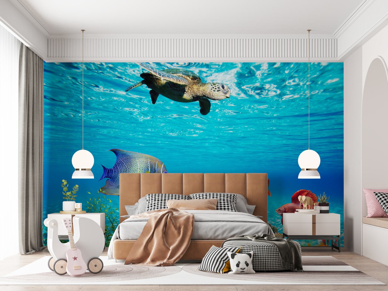 Fototapeta morscy mieszkańcy głębin oceanu