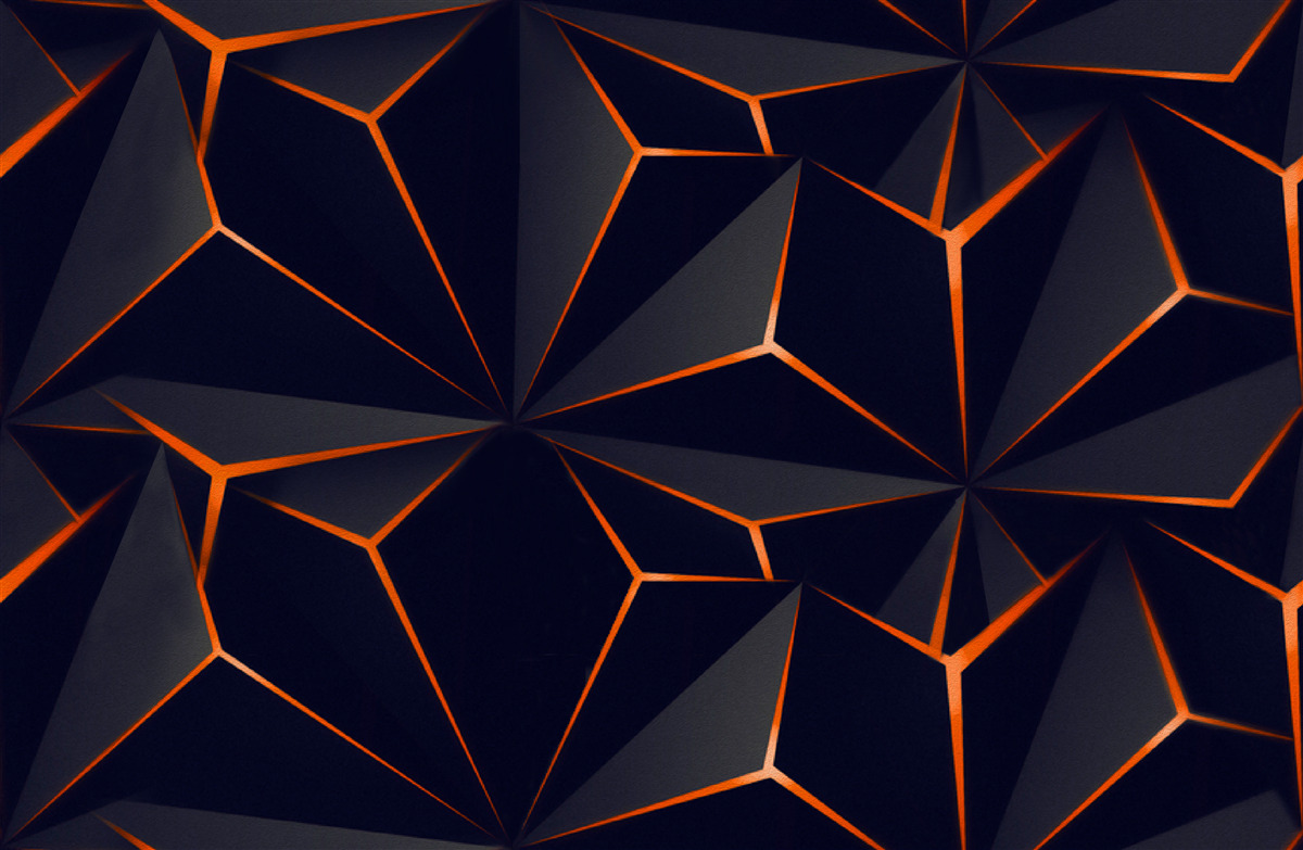 Fototapeta piramidy są czarne z czerwonymi krawędziami