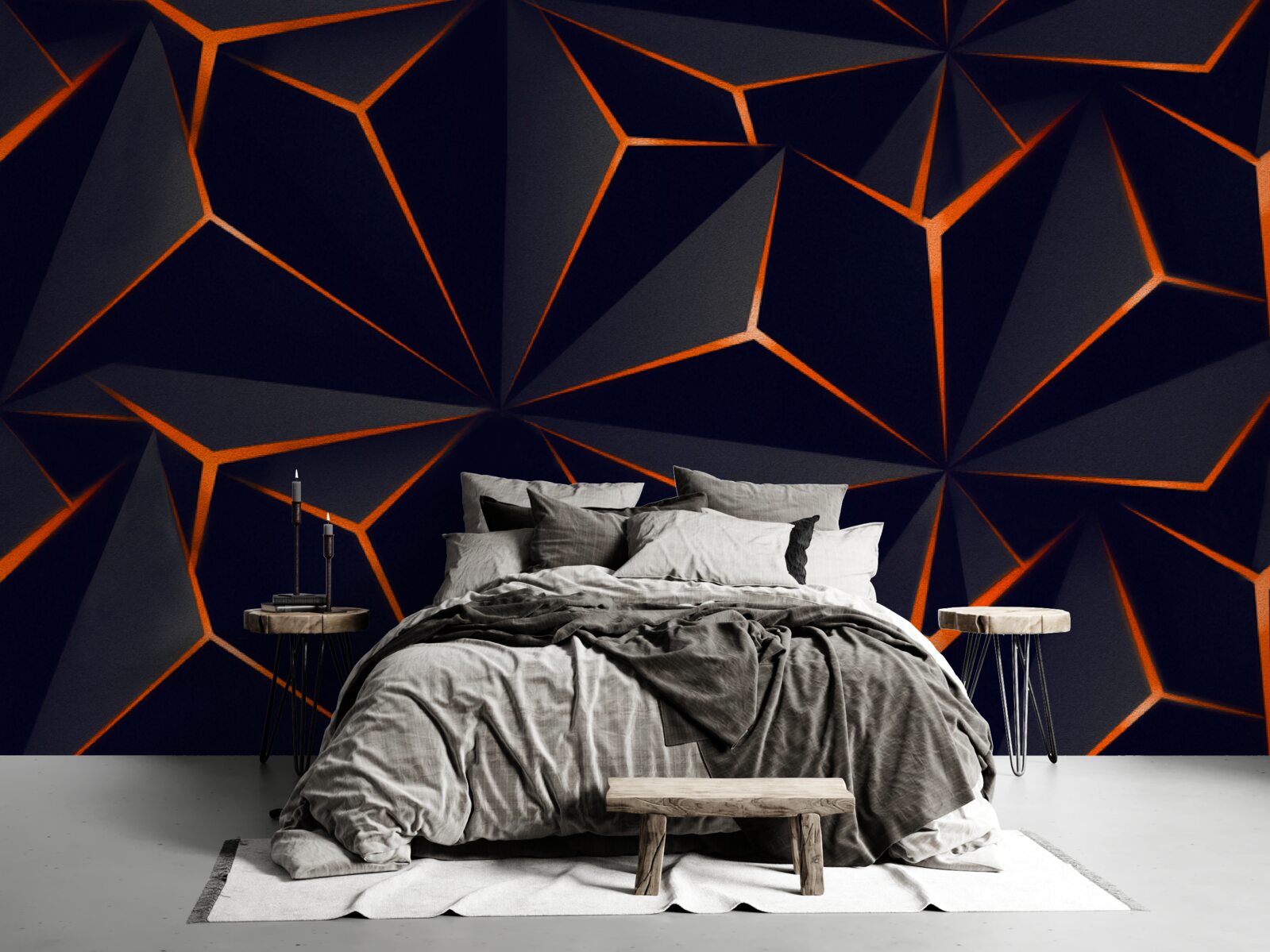 Fototapeta piramidy są czarne z czerwonymi krawędziami