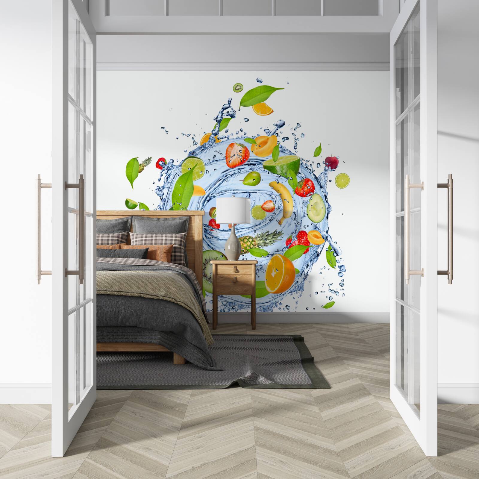 Fototapeta mieszanka świeżych owoców