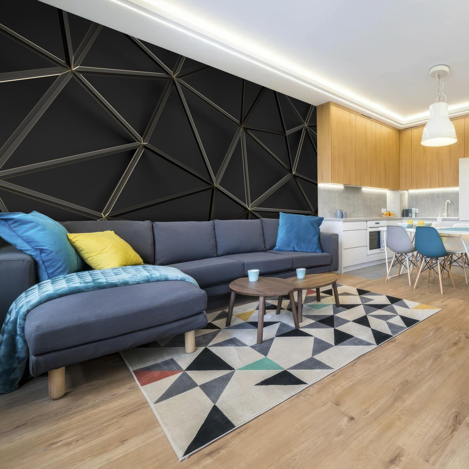 Fototapeta witraż wykonany z czarnego szkła