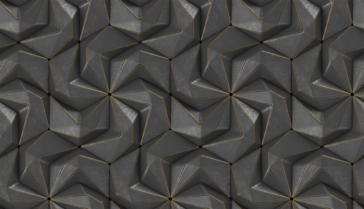 Fototapeta tło czarnych kształtów geometrycznych