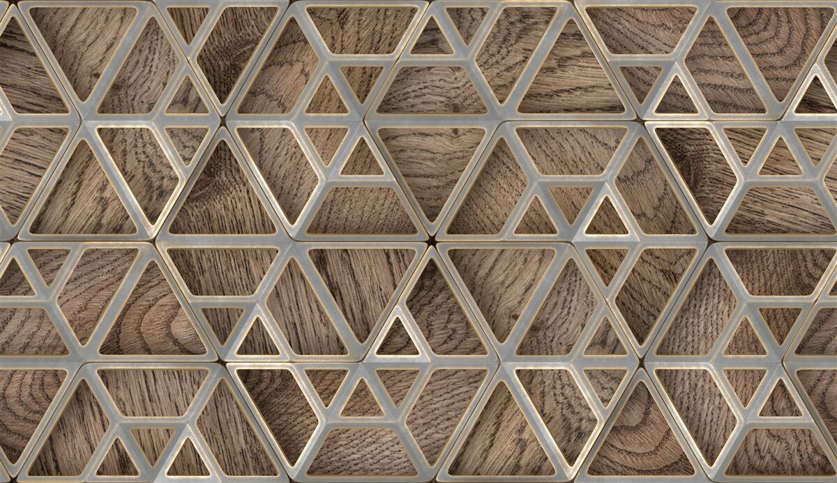 Fototapeta struktura drewna trójkątów