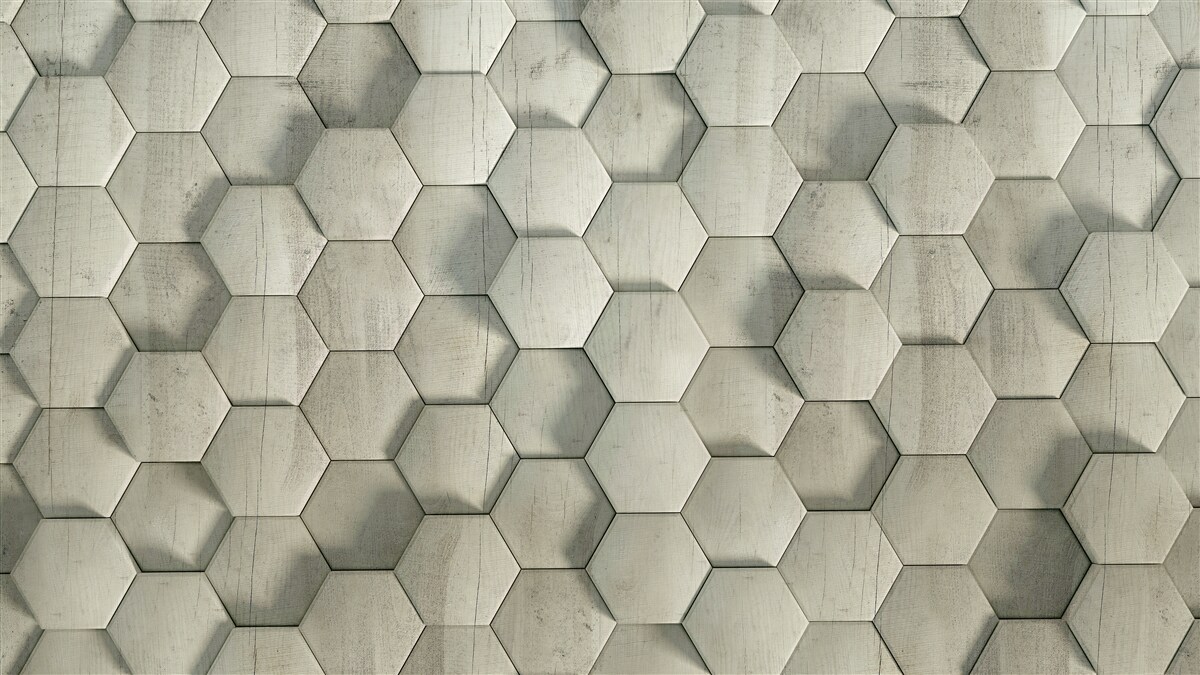 Fototapeta jasnozielone drewniane komórki