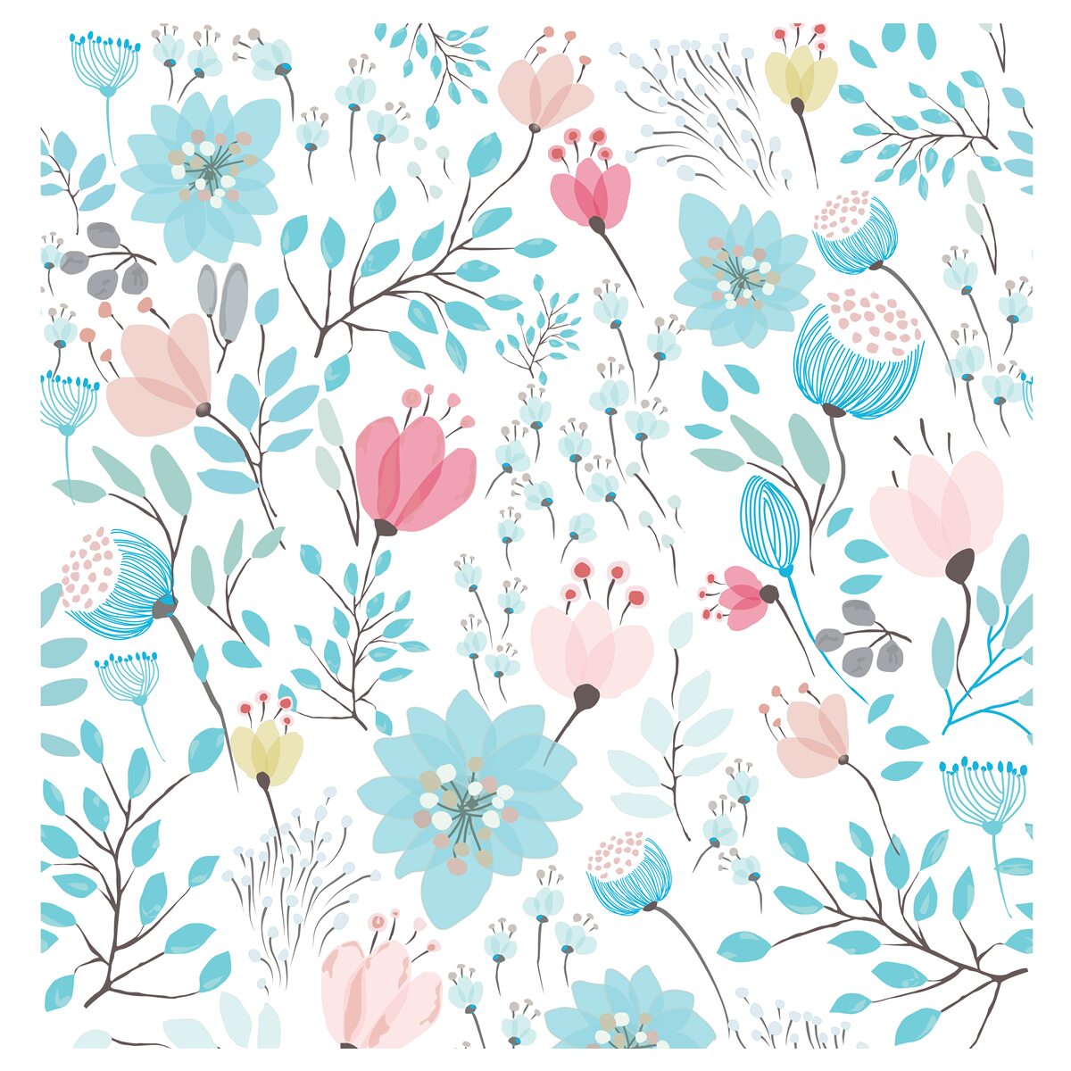 Fototapeta połączenie bogatych niebieskich kolorów