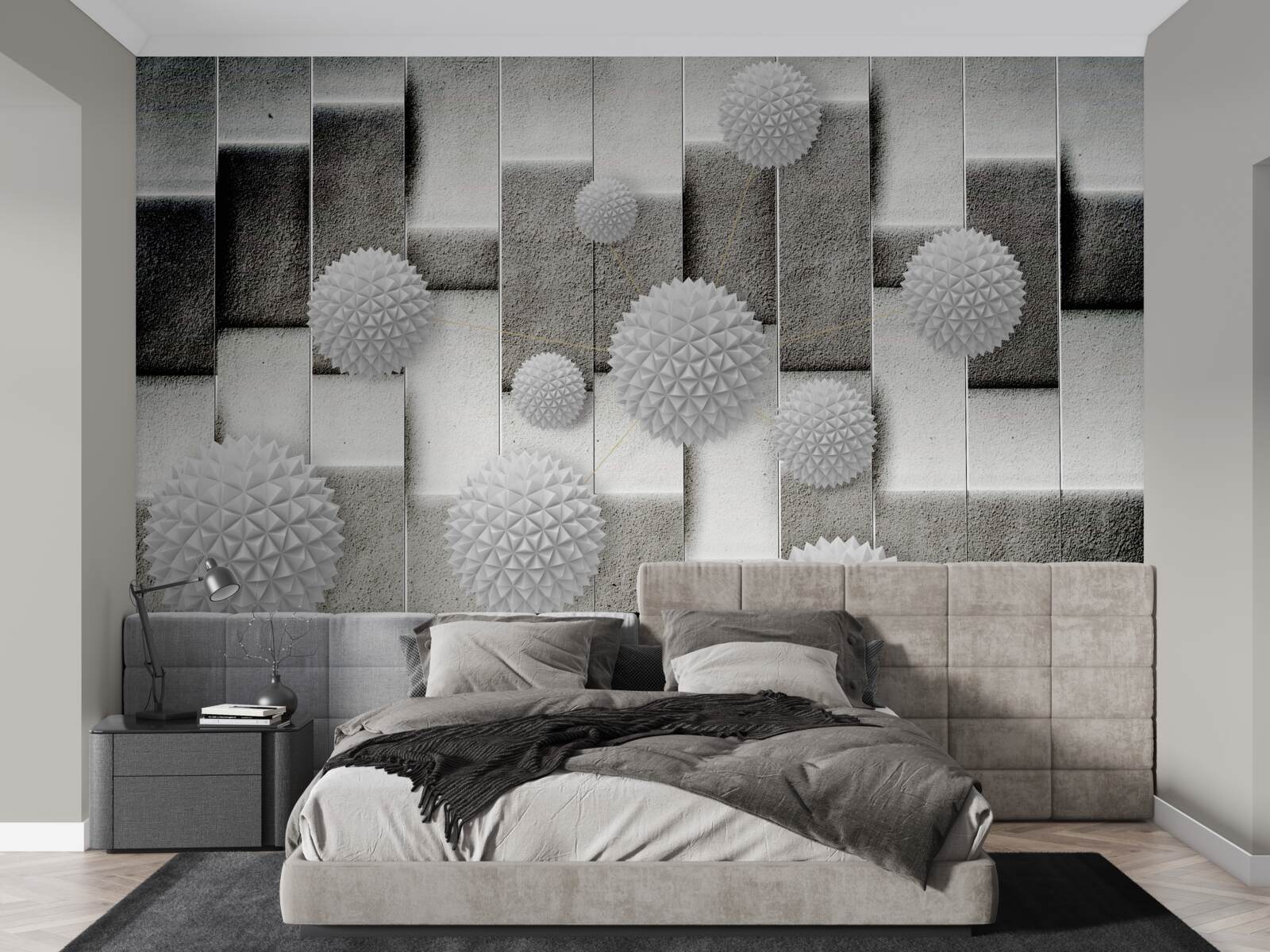 Fototapeta geometria i spiczaste kształty