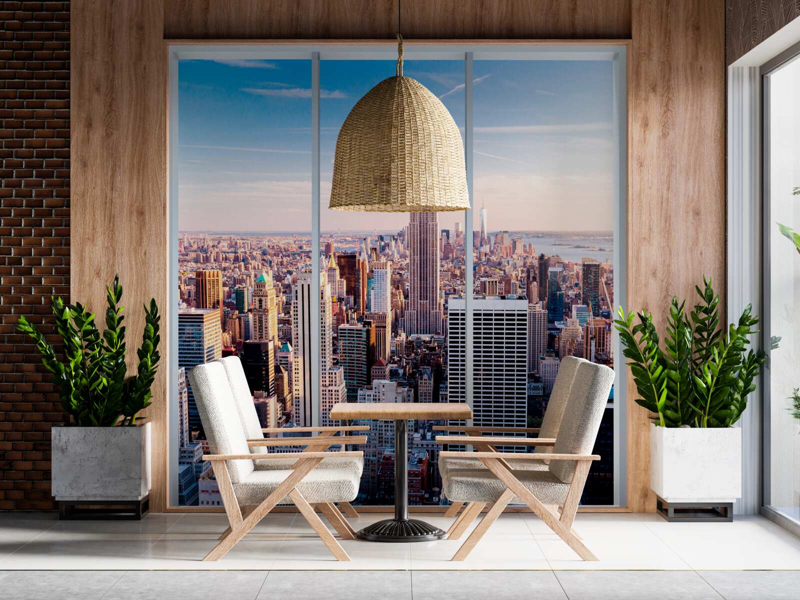 Fototapeta widok na metropolię z okna