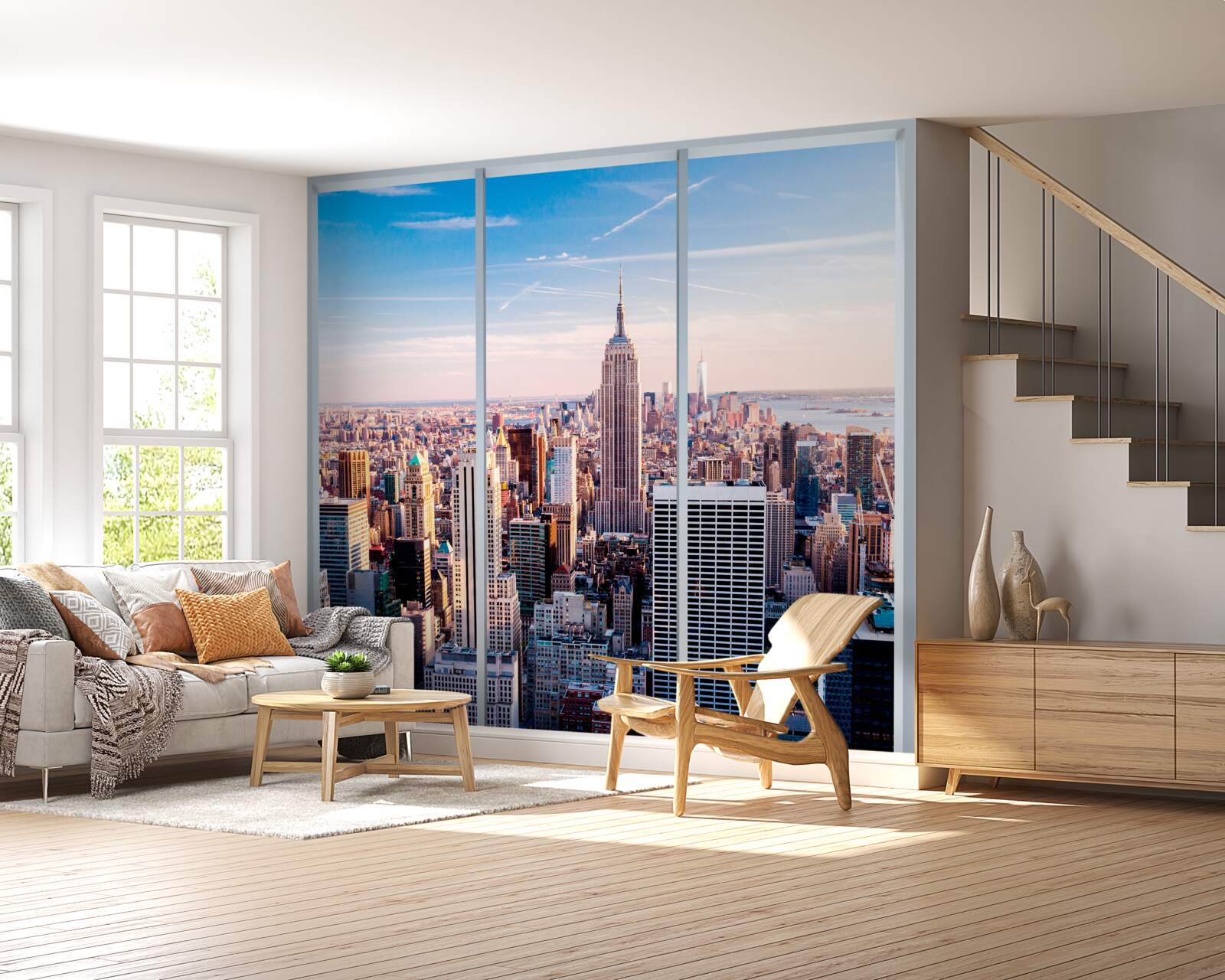 Fototapeta widok na metropolię z okna