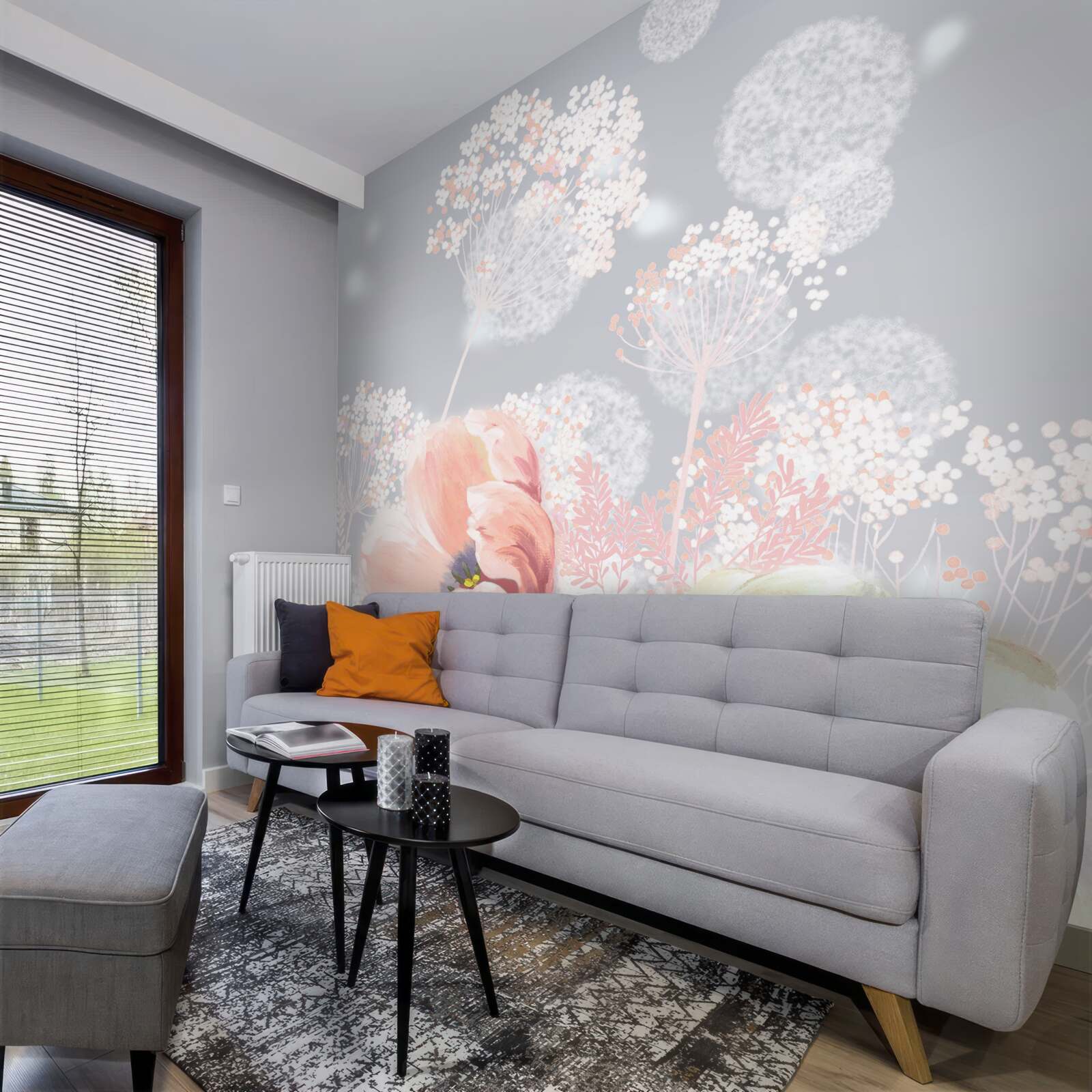 Fototapeta delikatne letnie kwiaty