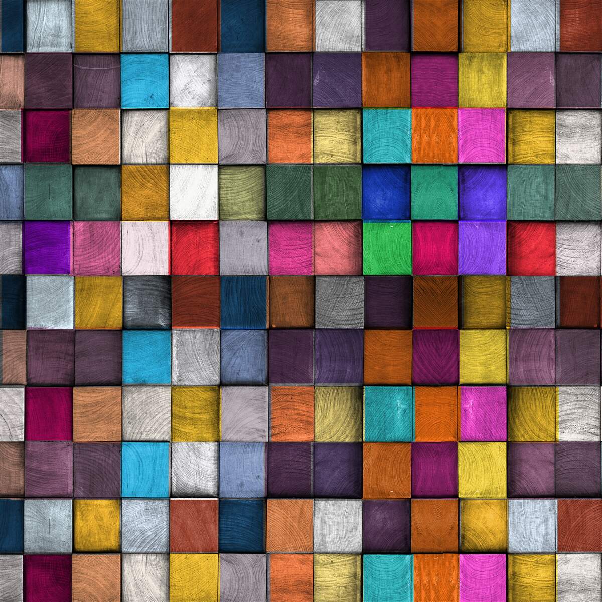 Fototapeta nasycone wielokolorowe kwadraty