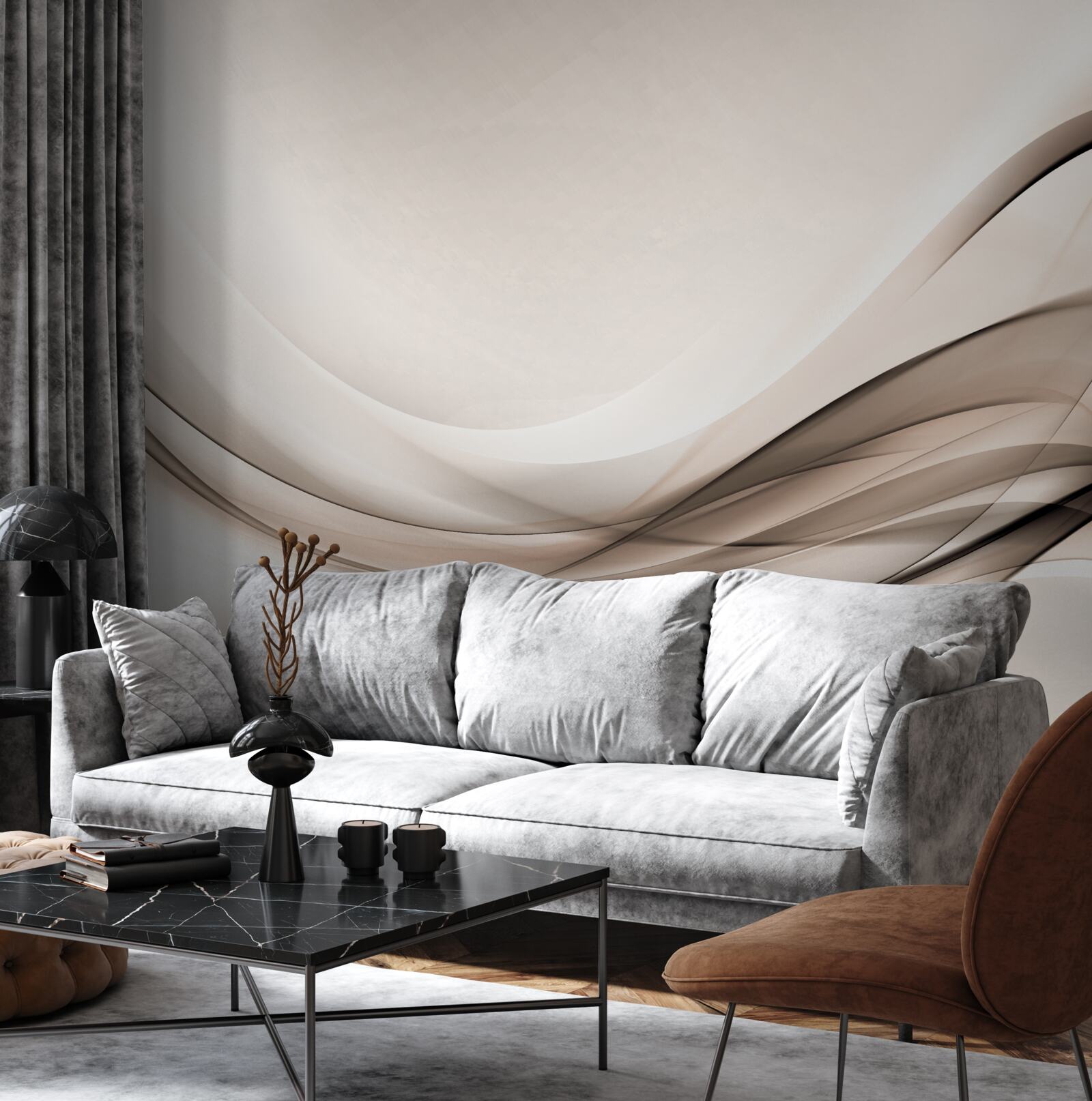 Fototapeta gładkie krzywizny jedwabiu