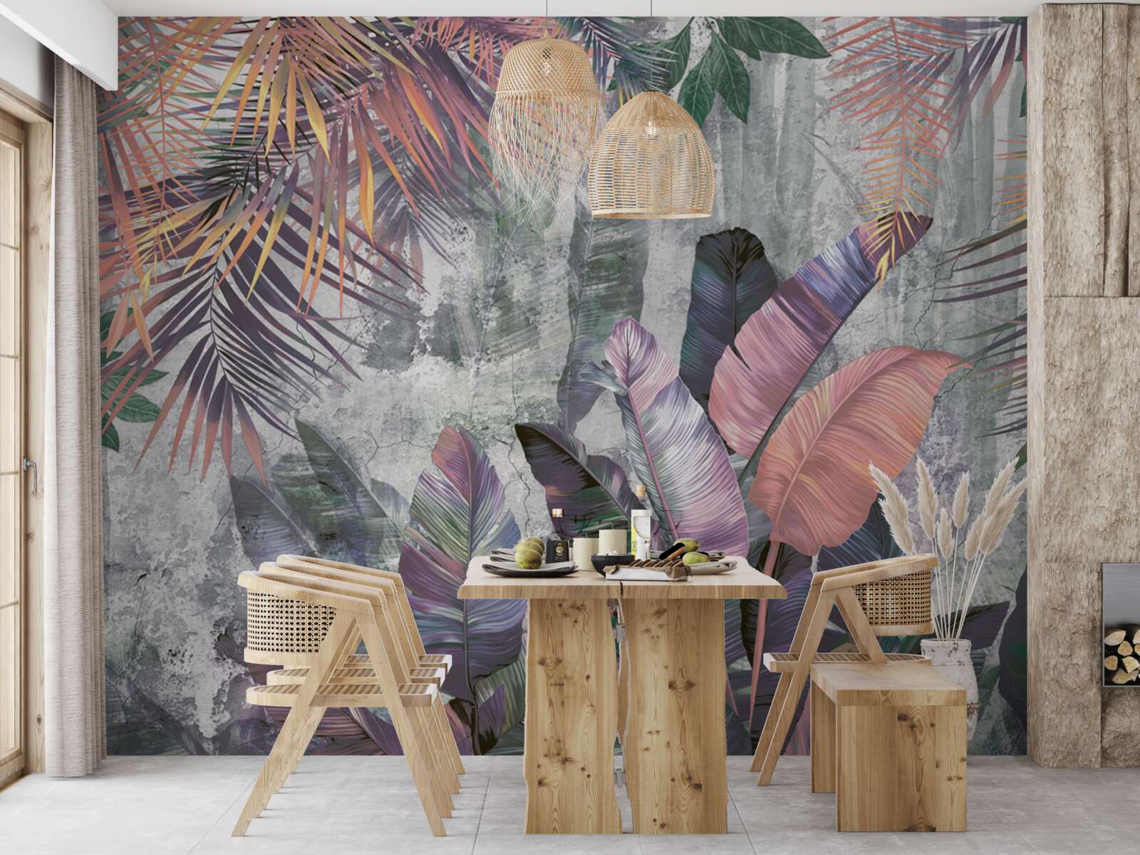 Fototapeta bujne tropiki podczas ulewy