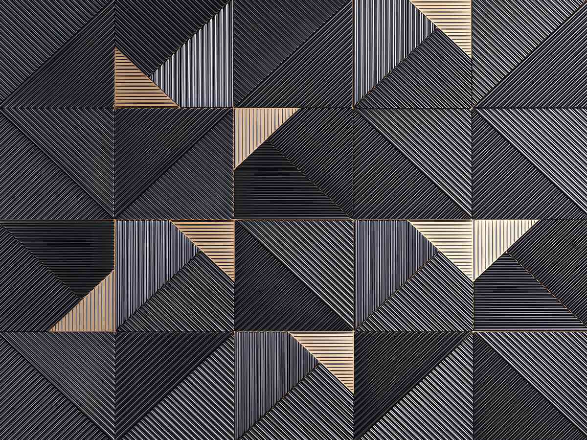 Fototapeta gładkie abstrakcje geometryczne