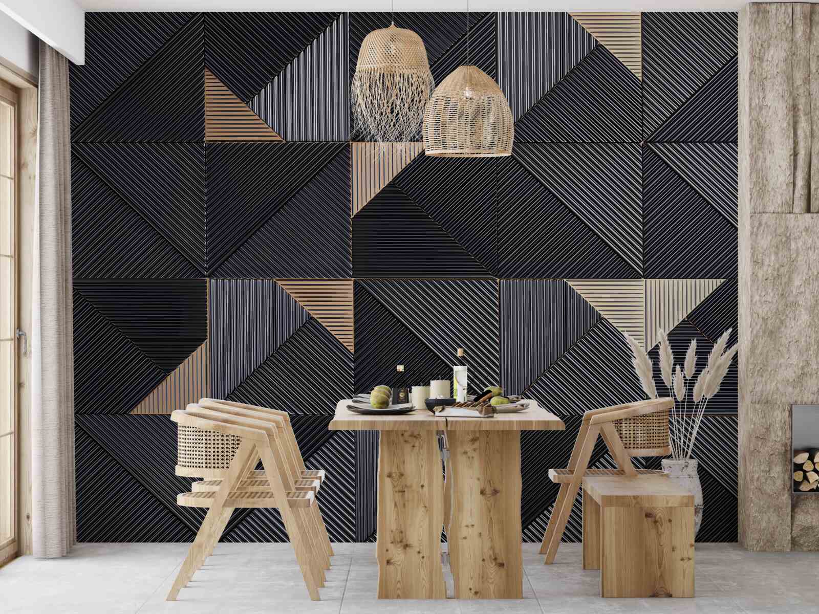 Fototapeta gładkie abstrakcje geometryczne