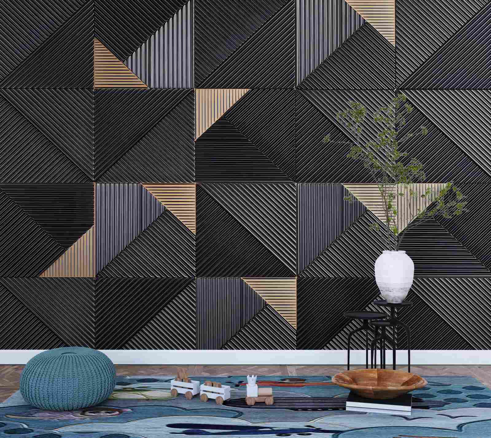 Fototapeta gładkie abstrakcje geometryczne