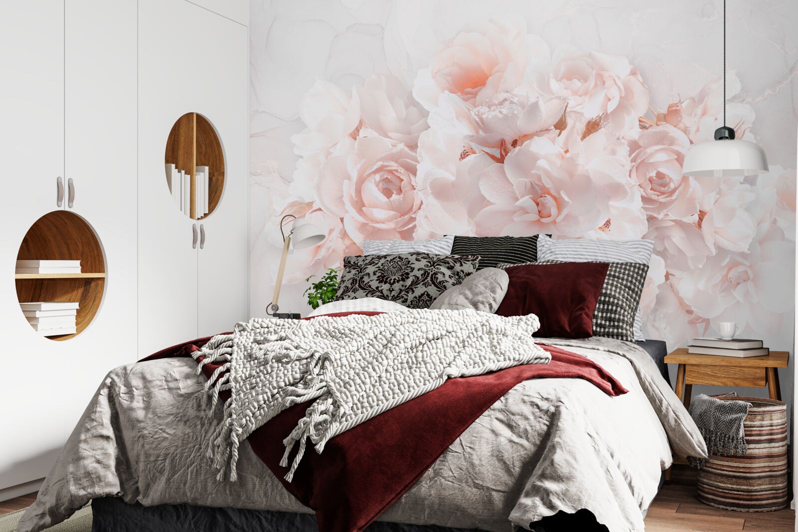 Fototapeta kompozycja wykwintnych piwonii