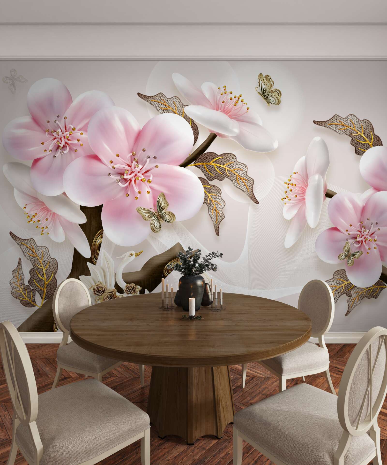 Fototapeta delikatnie kwitnące pąki