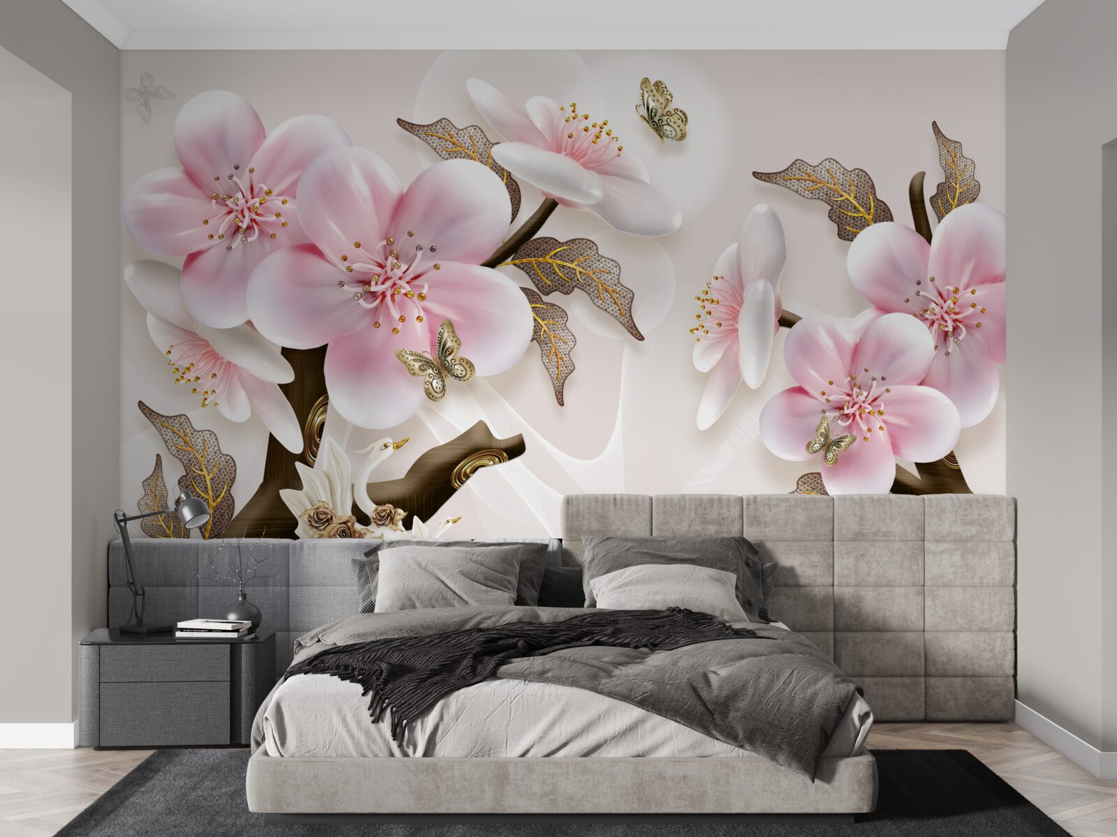 Fototapeta delikatnie kwitnące pąki