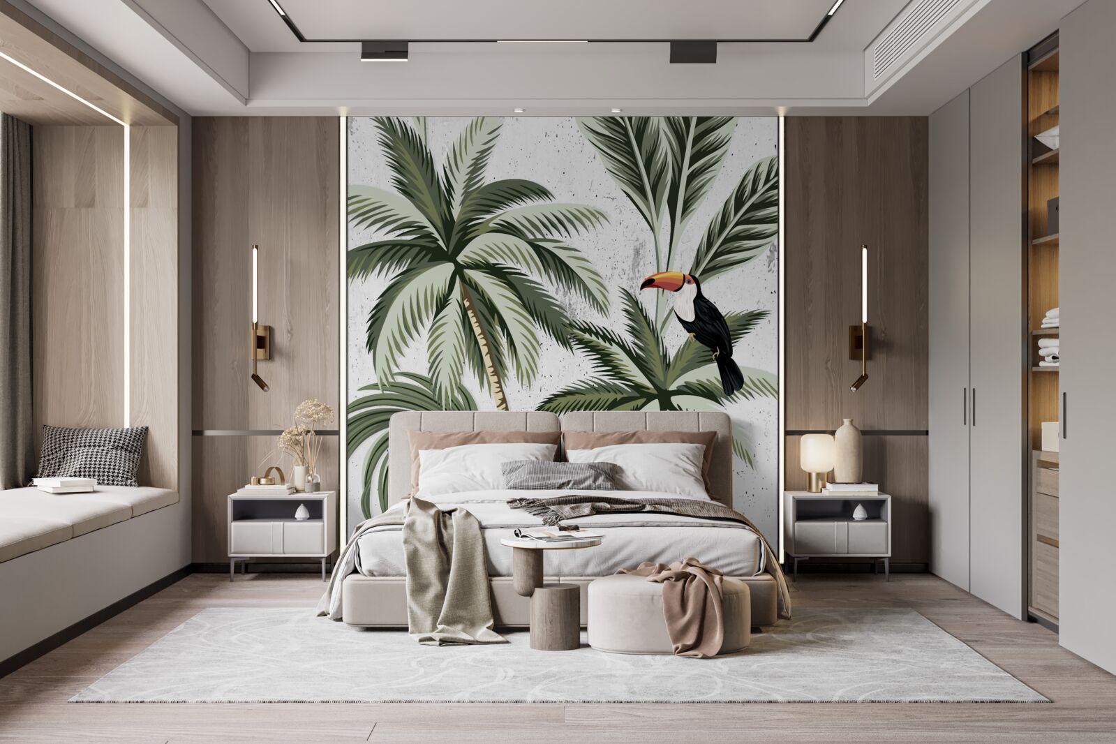 Fototapeta ptaki na drzewach