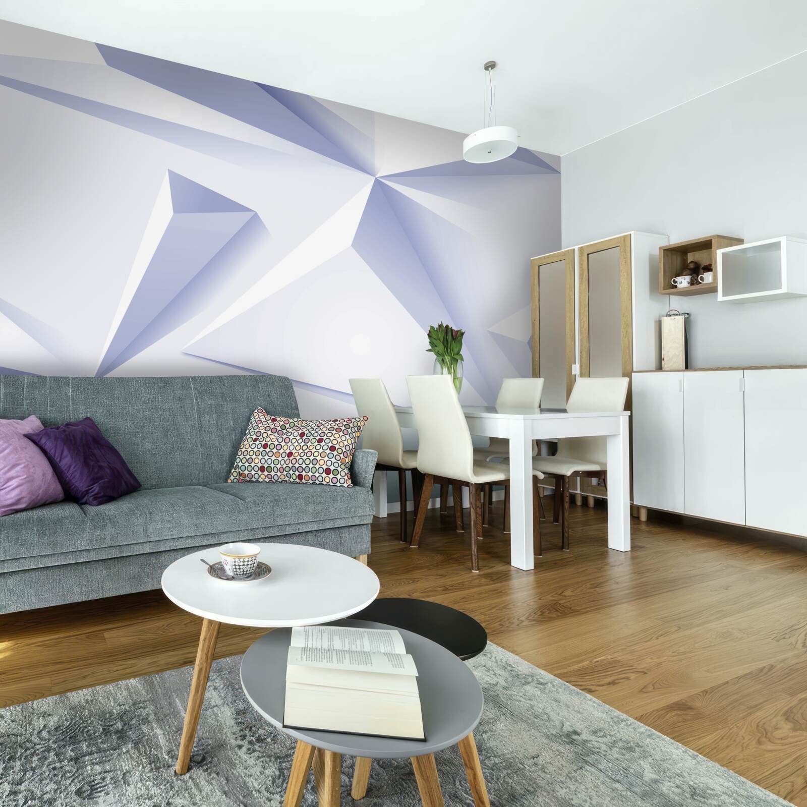 Fototapeta lekkie piramidy 3d