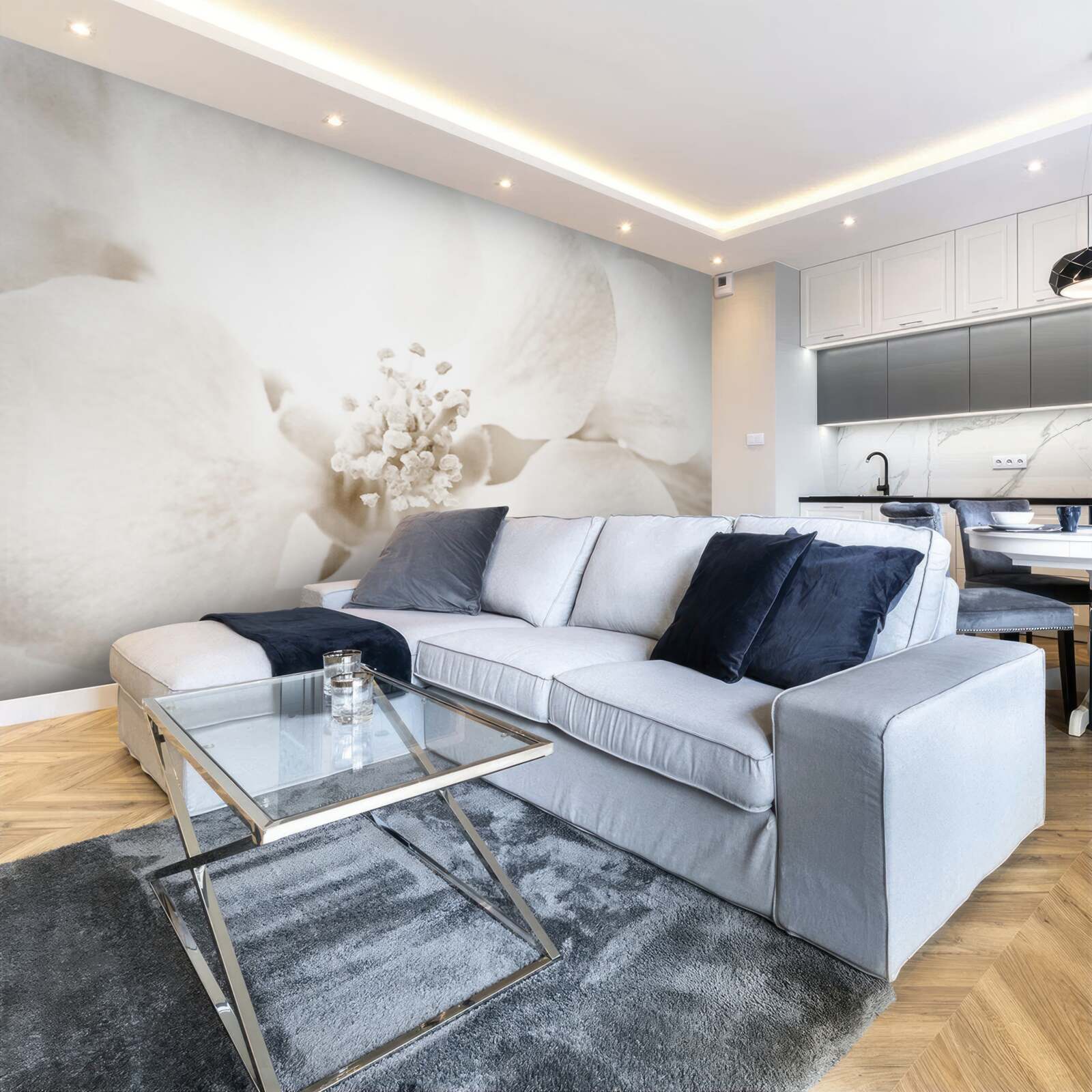 Fototapeta duży delikatny pączek orchidei