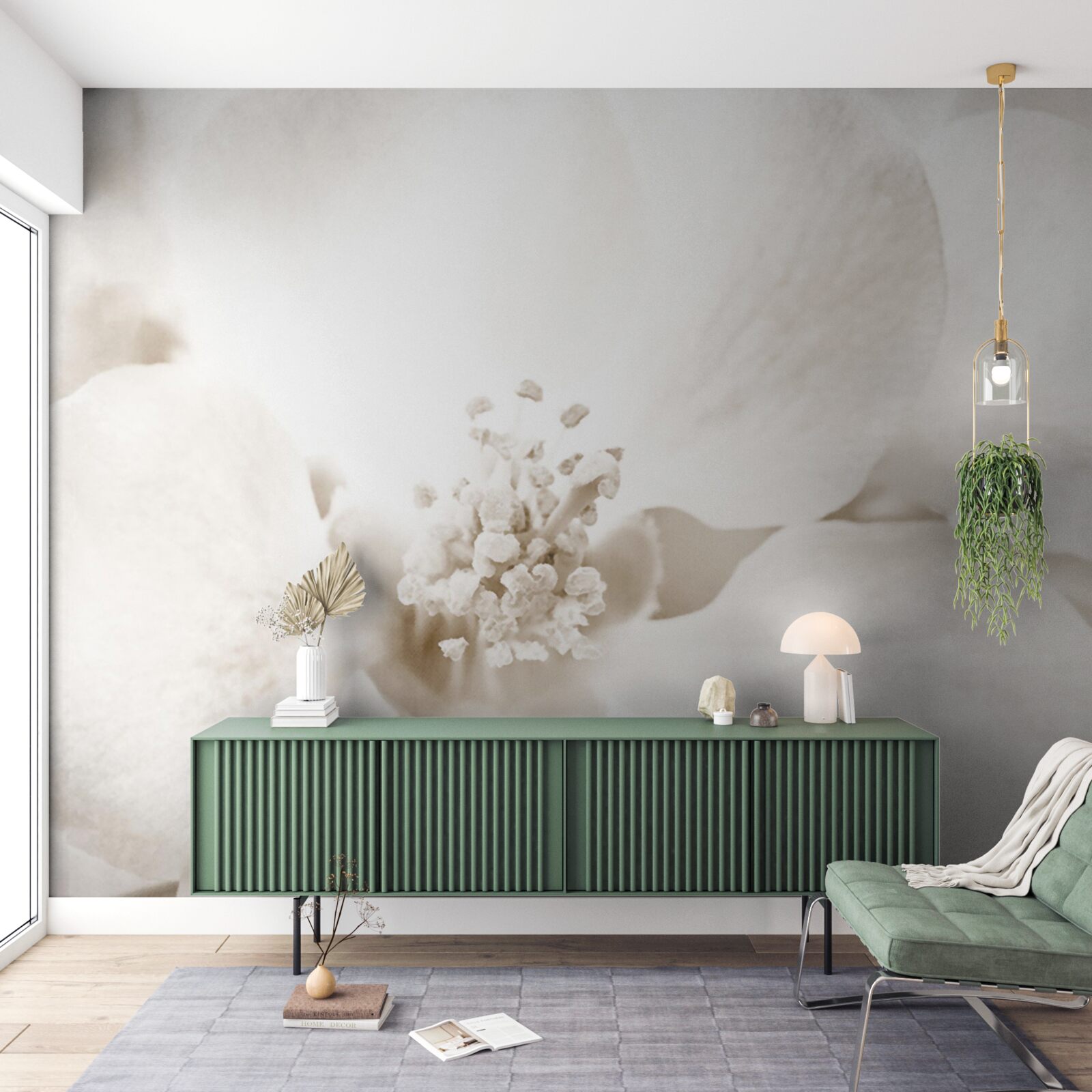 Fototapeta duży delikatny pączek orchidei