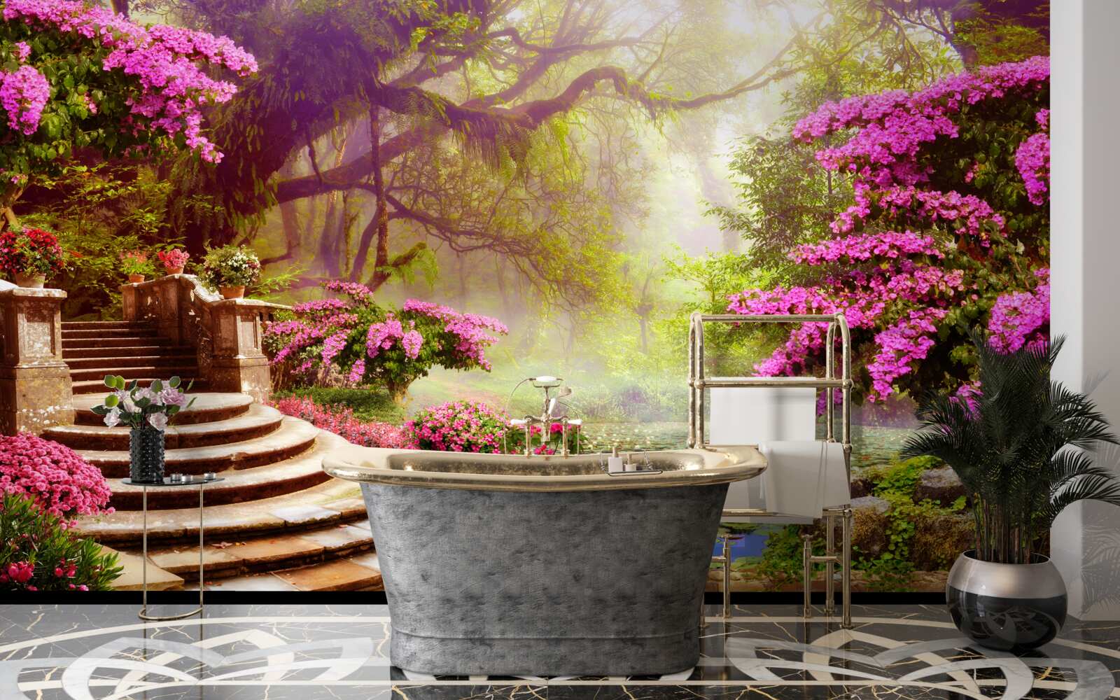 Fototapeta krajobraz z szumem