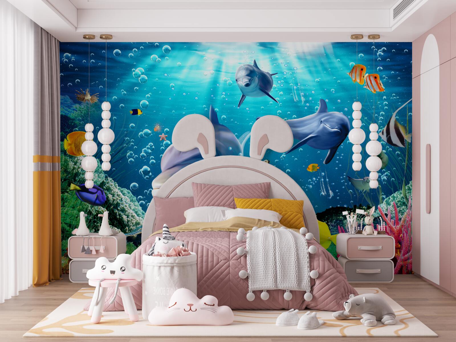 Fototapeta podwodny świat z jego mieszkańcami