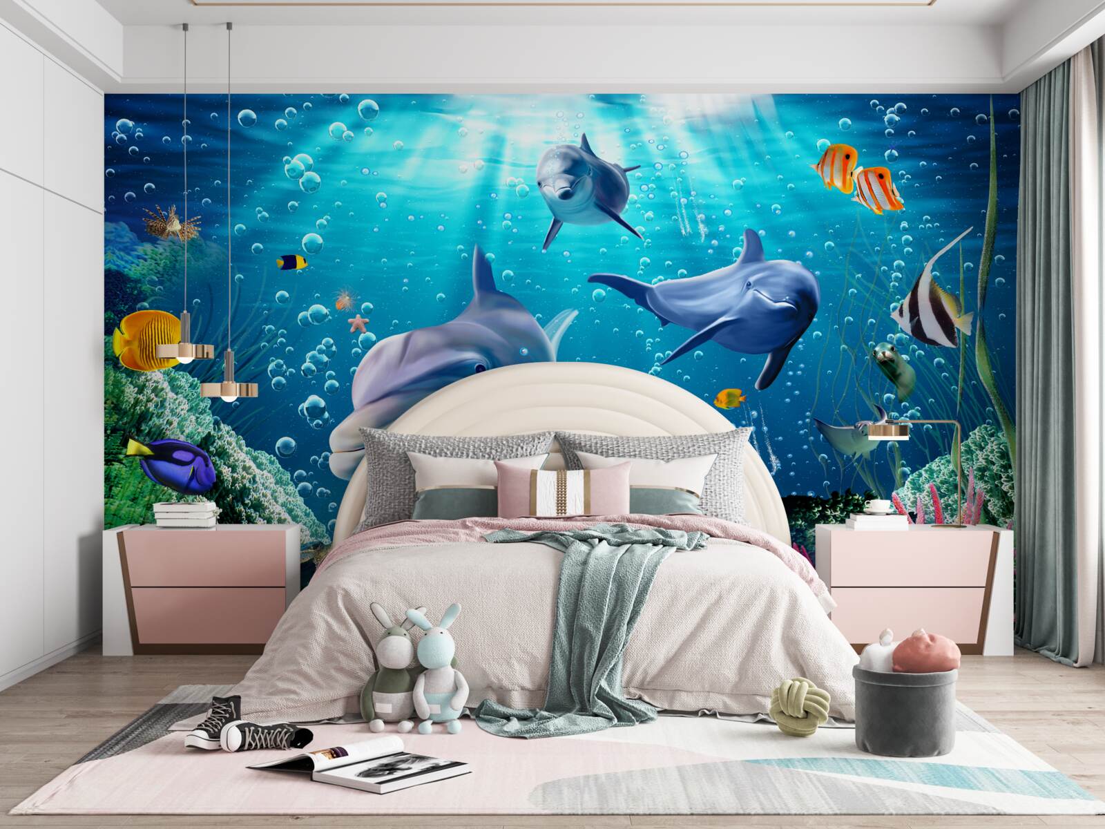 Fototapeta podwodny świat z jego mieszkańcami