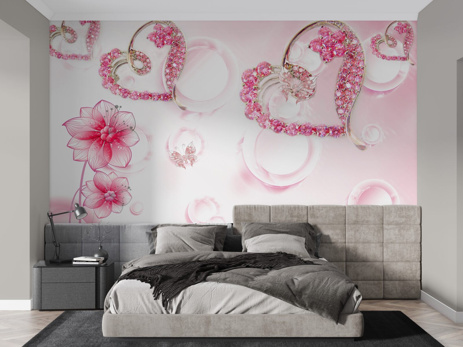 Fototapeta złota biżuteria z kamieniami