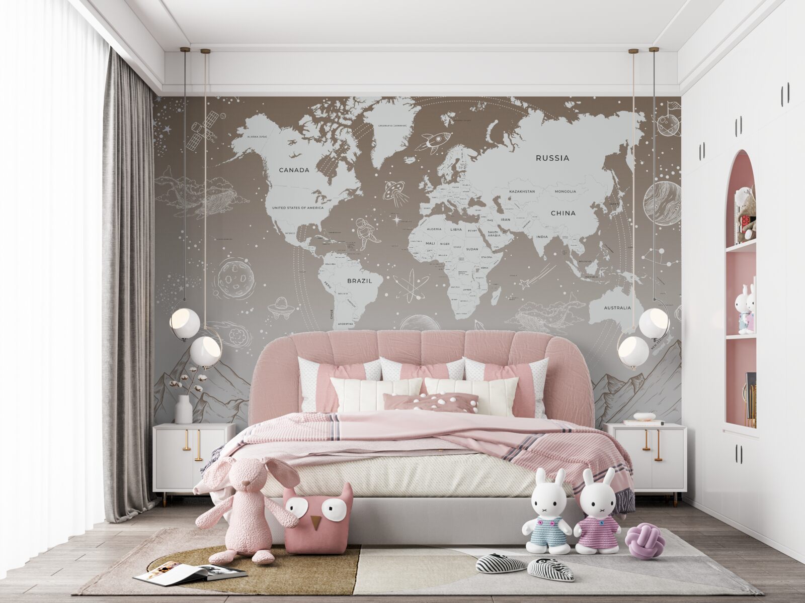 Fototapeta Świat leży ponad szczytami gór