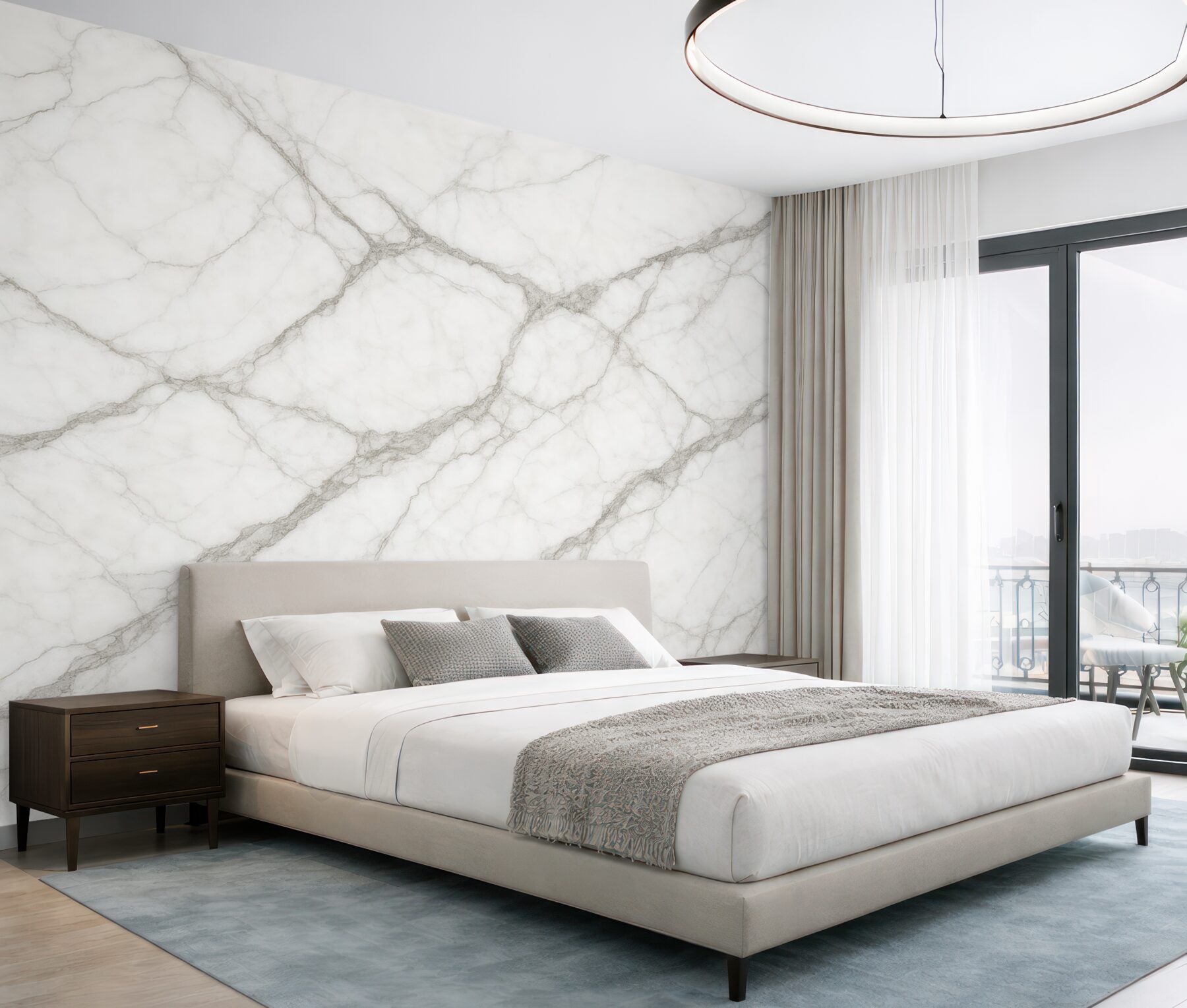 Fototapeta Marmur w kolorze białym.