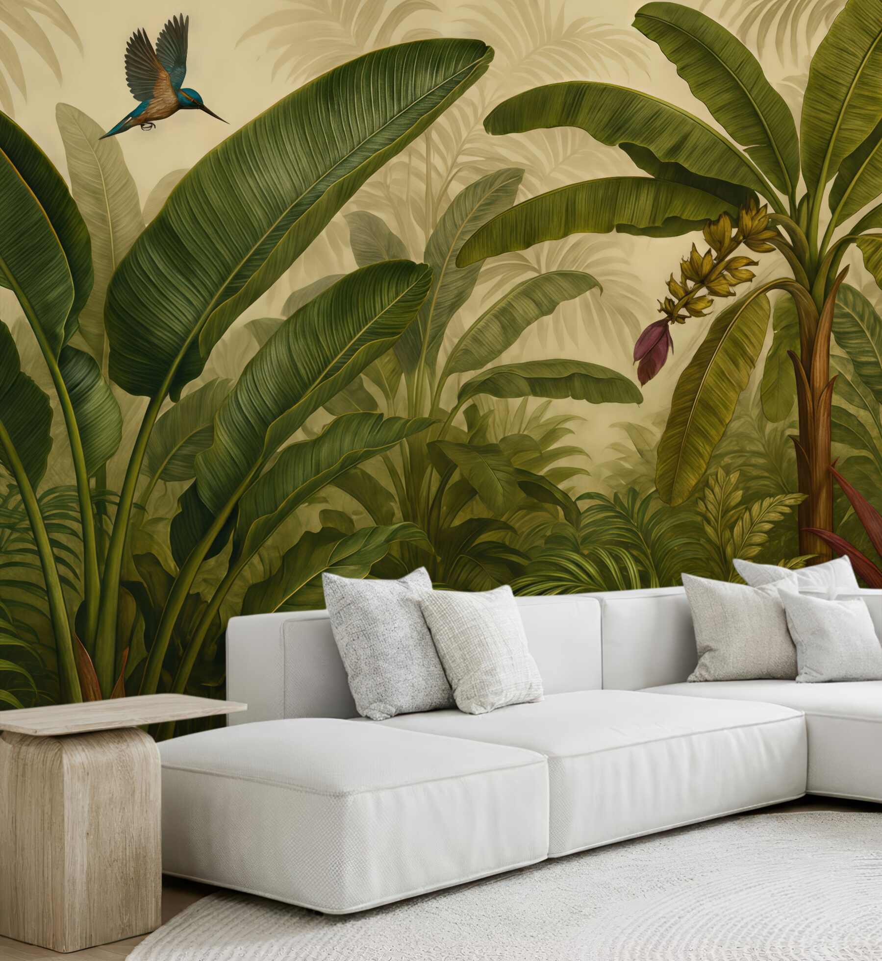 Fototapeta Tropikalny las deszczowy i liście.