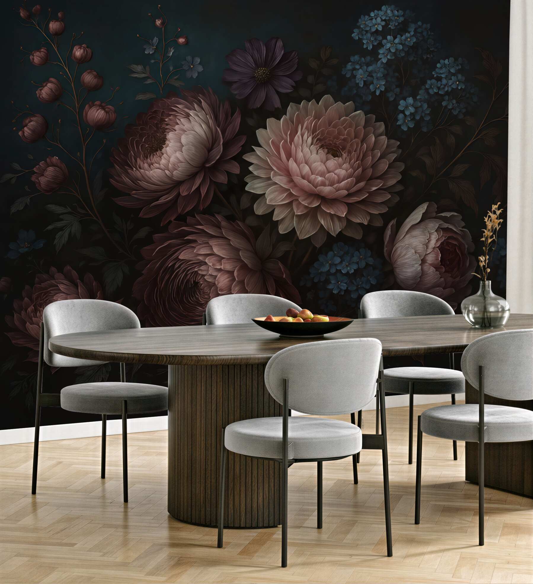 Fototapeta Astry w nocy.