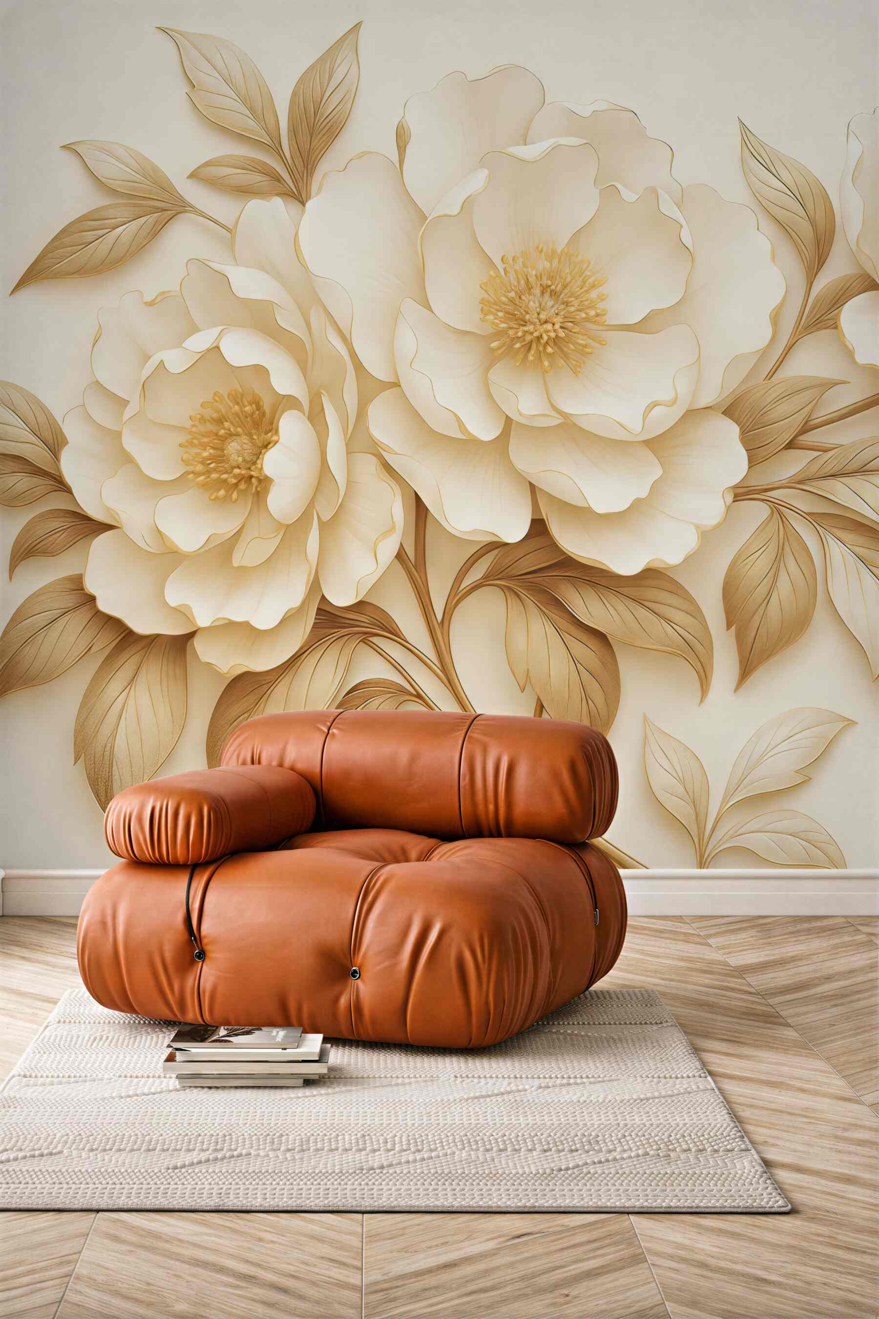 Fototapeta Rośliny z brązowymi liśćmi.