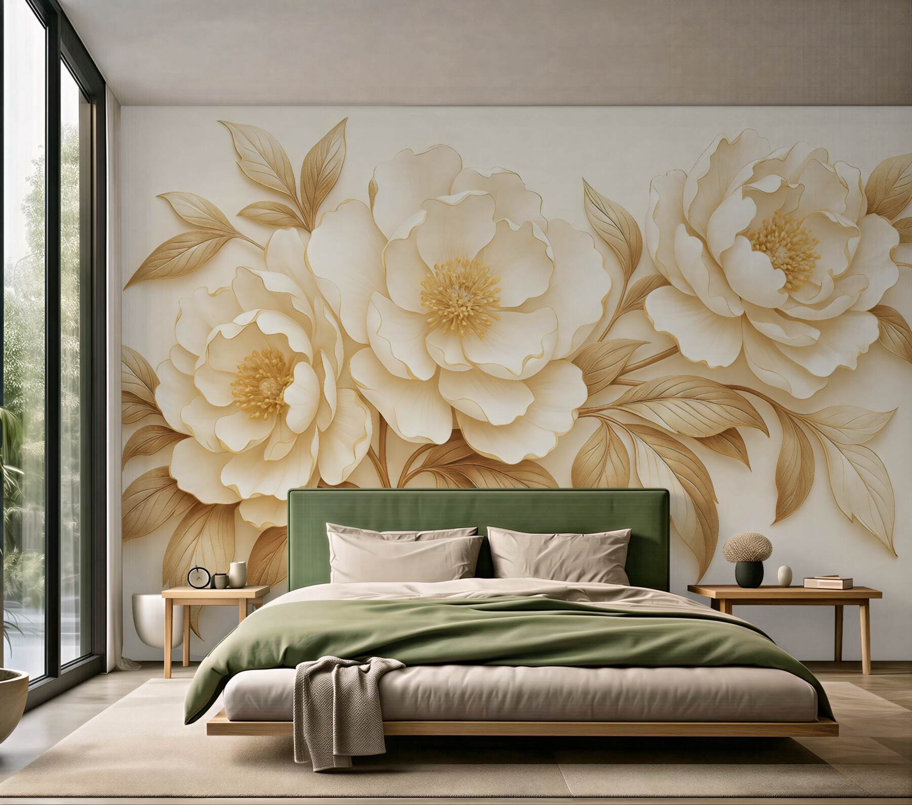 Fototapeta Rośliny z brązowymi liśćmi.