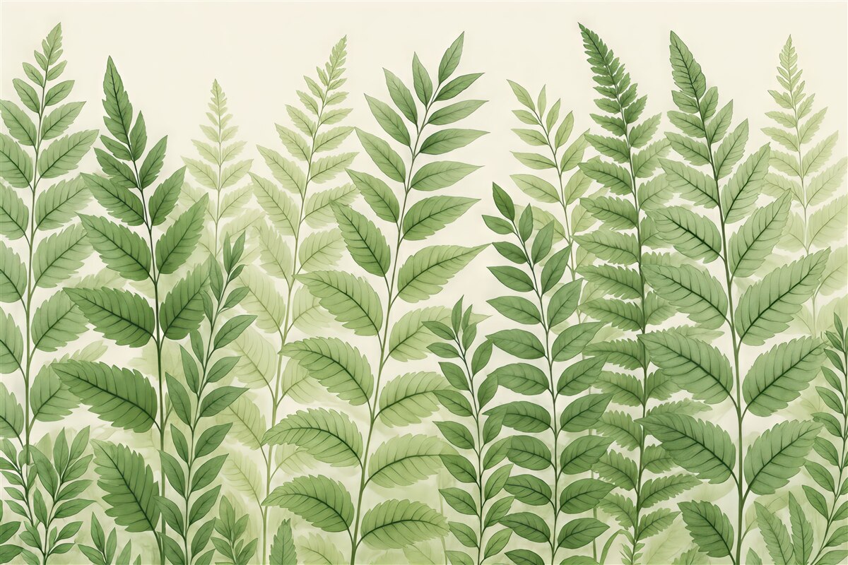 Fototapeta Liście szmaragdowej barwy.