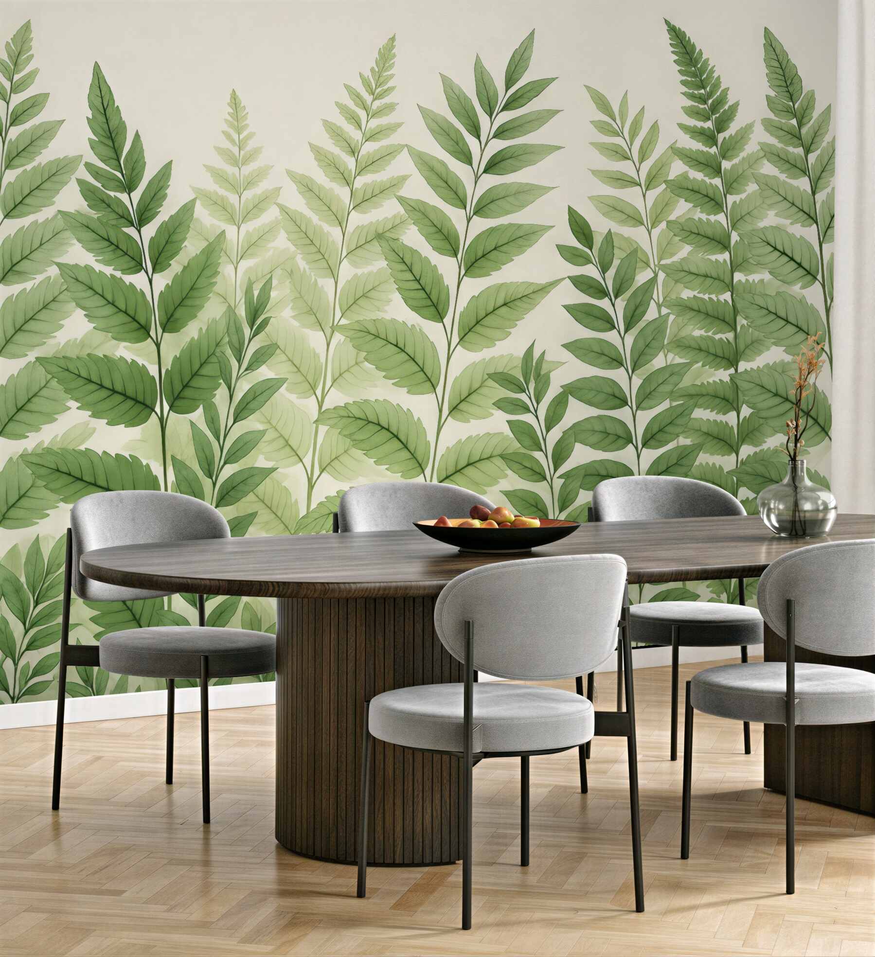 Fototapeta Liście szmaragdowej barwy.