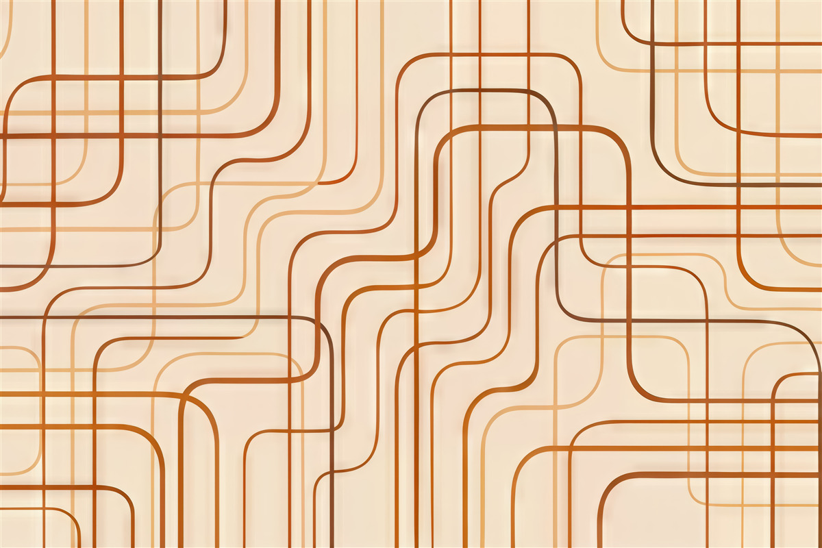 Fototapeta Odcinki geometryczne.