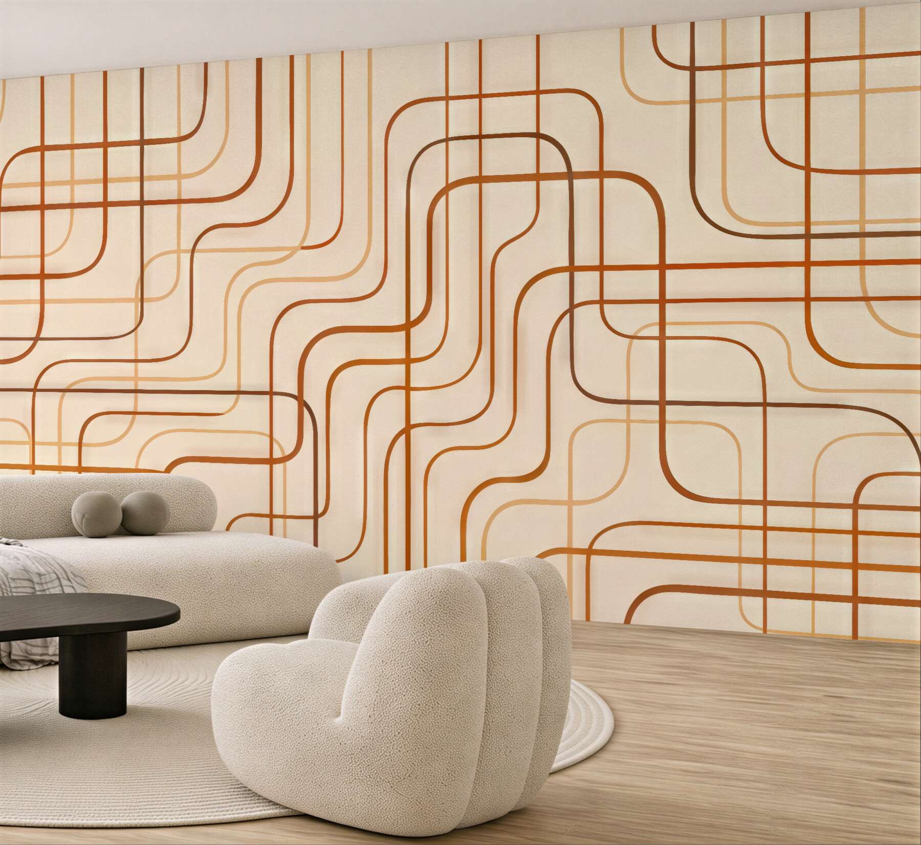 Fototapeta Odcinki geometryczne.