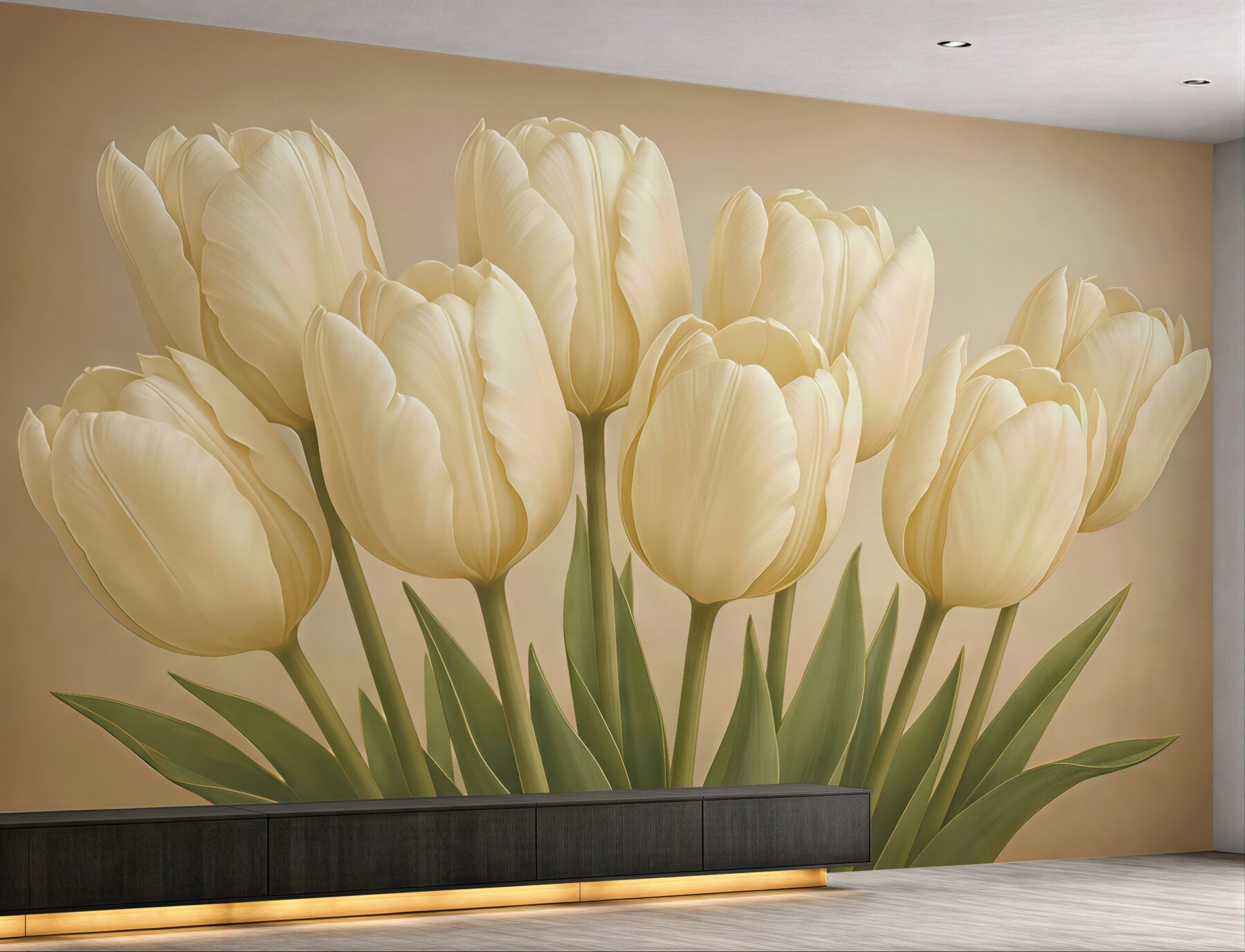 Fototapeta Subtelny bukiet tulipanów.